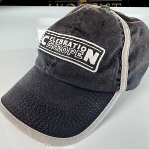 2007 Star Wars Celebration Europe Dad Hat Cap Distressed Blue Gray Embroidered